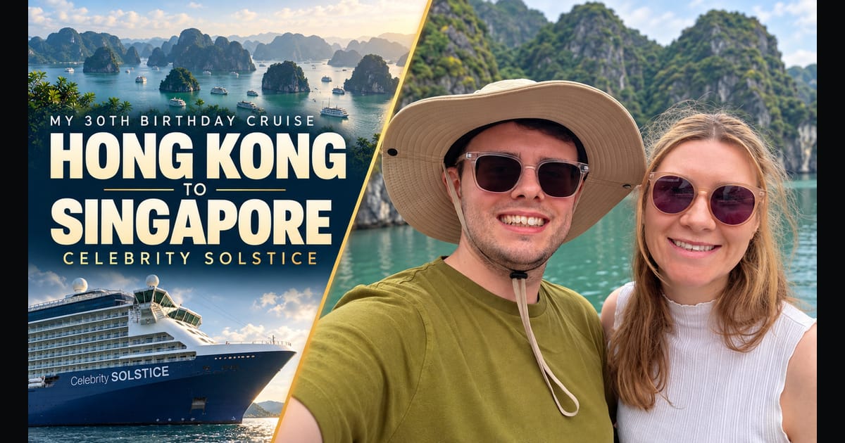 Preview artwork for Hong Kong to Singapore: our Celebrity Solstice cruise