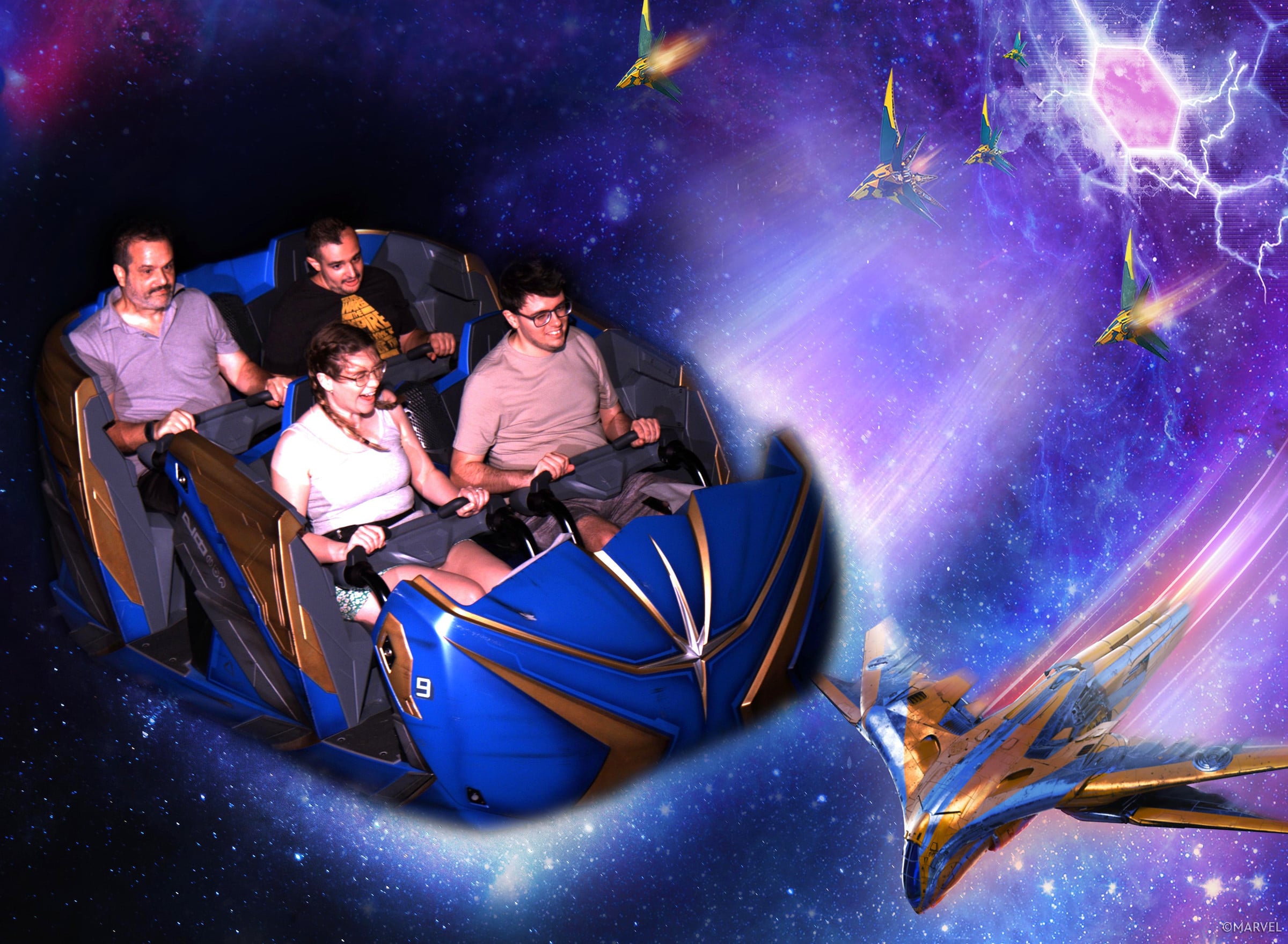 Cosmic Rewind, my favourite ride of the holiday.