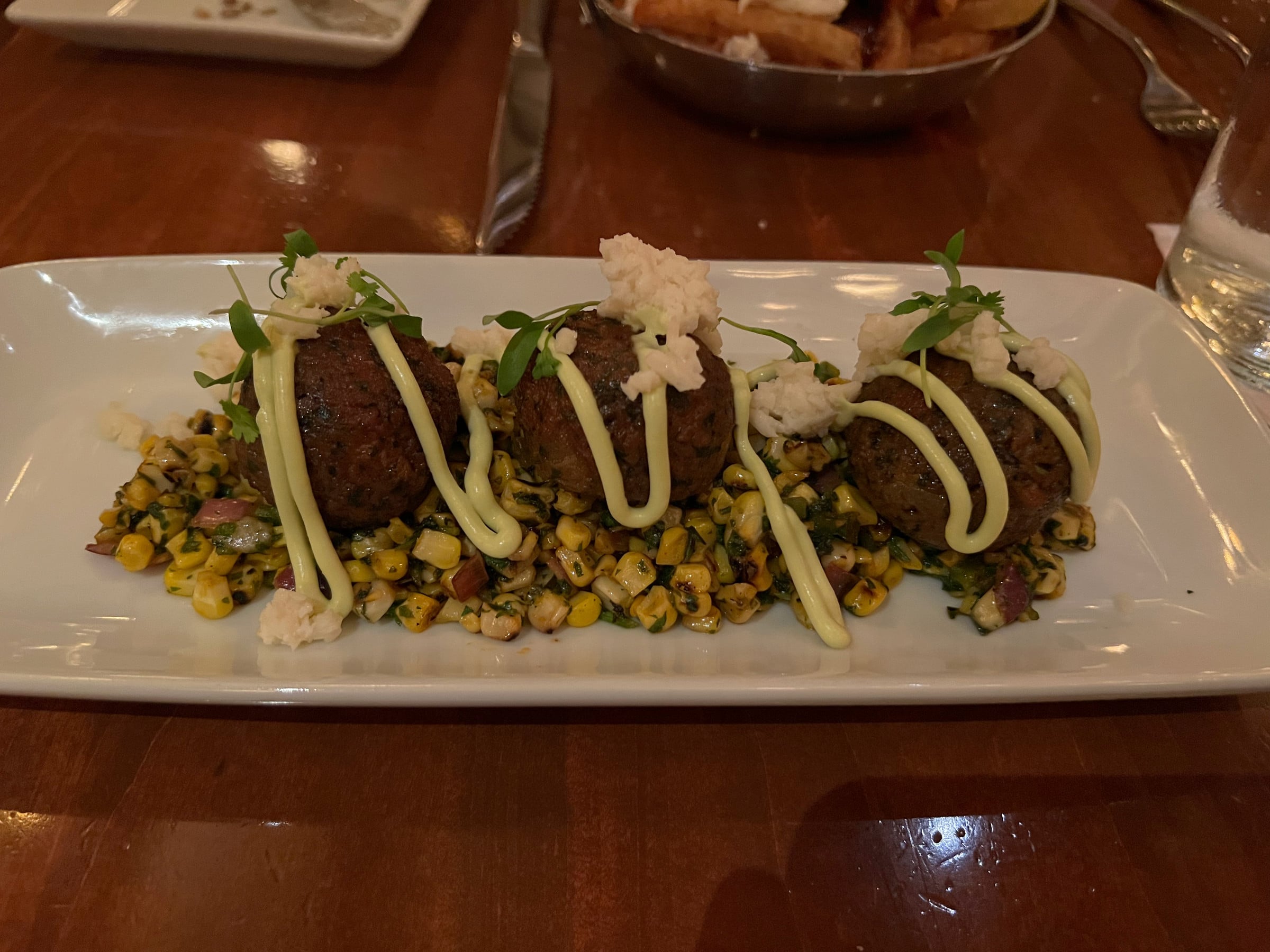A plate to share at dinner.
