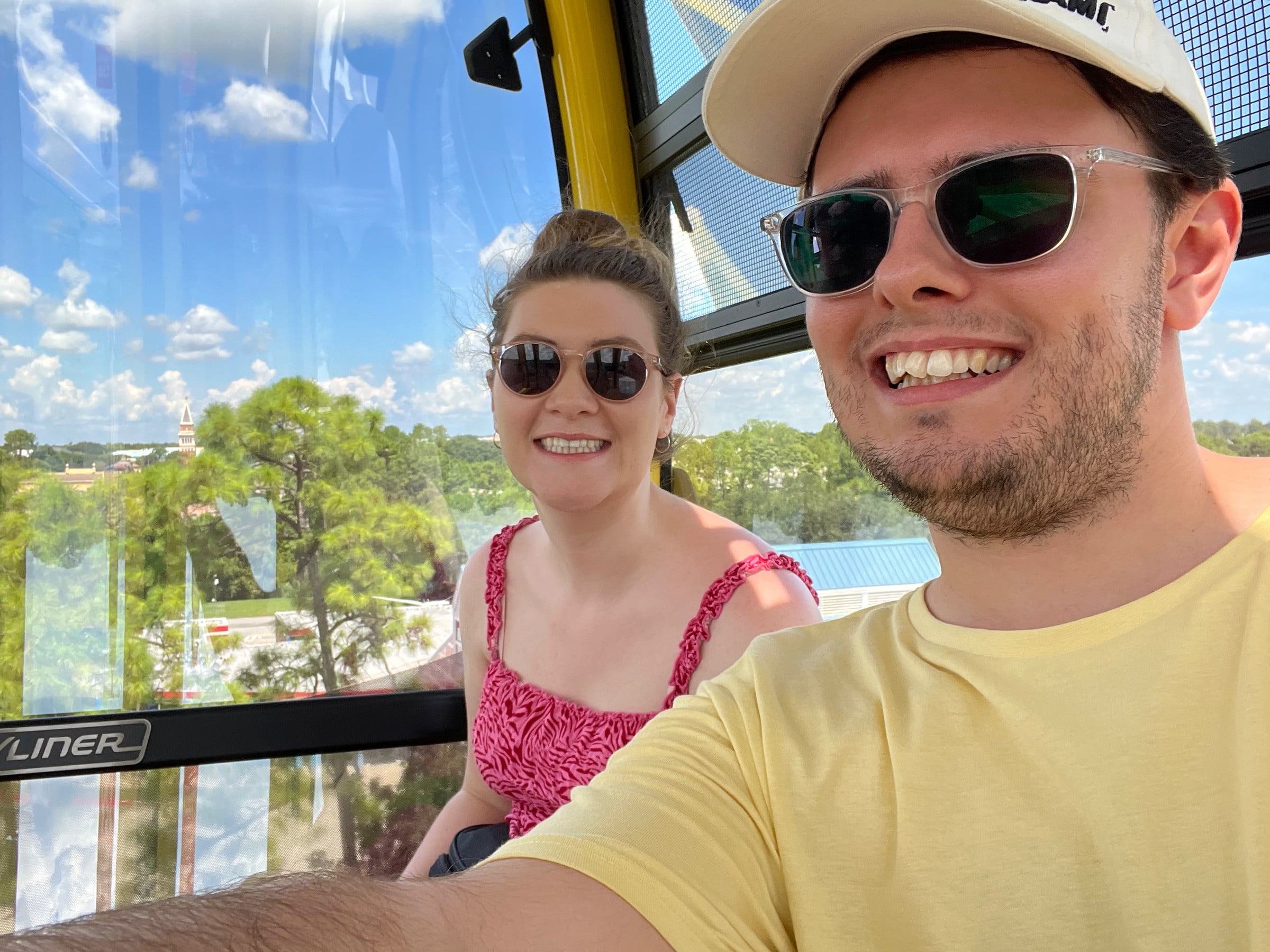 Together on the Skyliner.