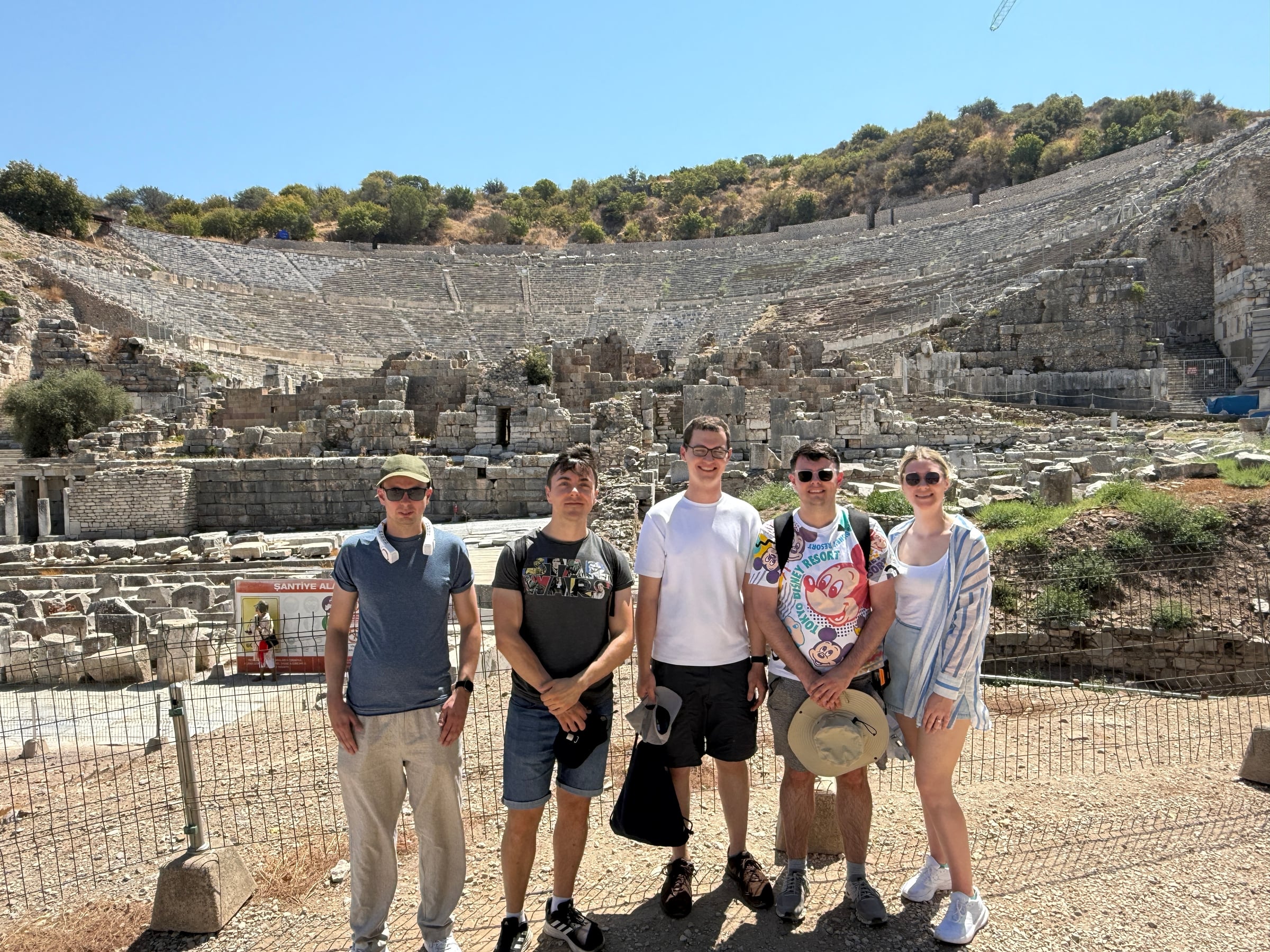 Together at the Great Theatre of Ephesus.