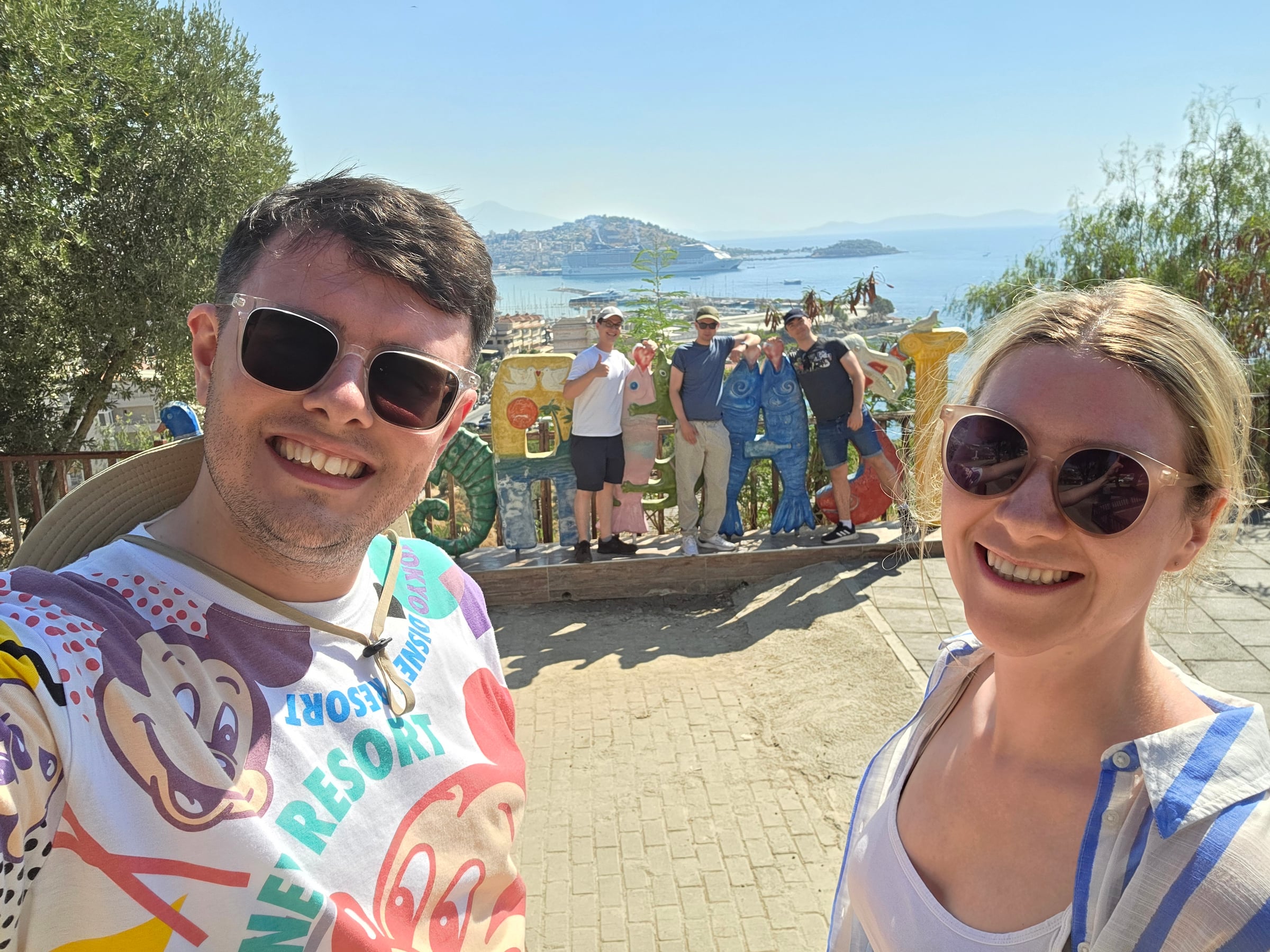 Back in Kuşadası after our day exploring Ephesus.
