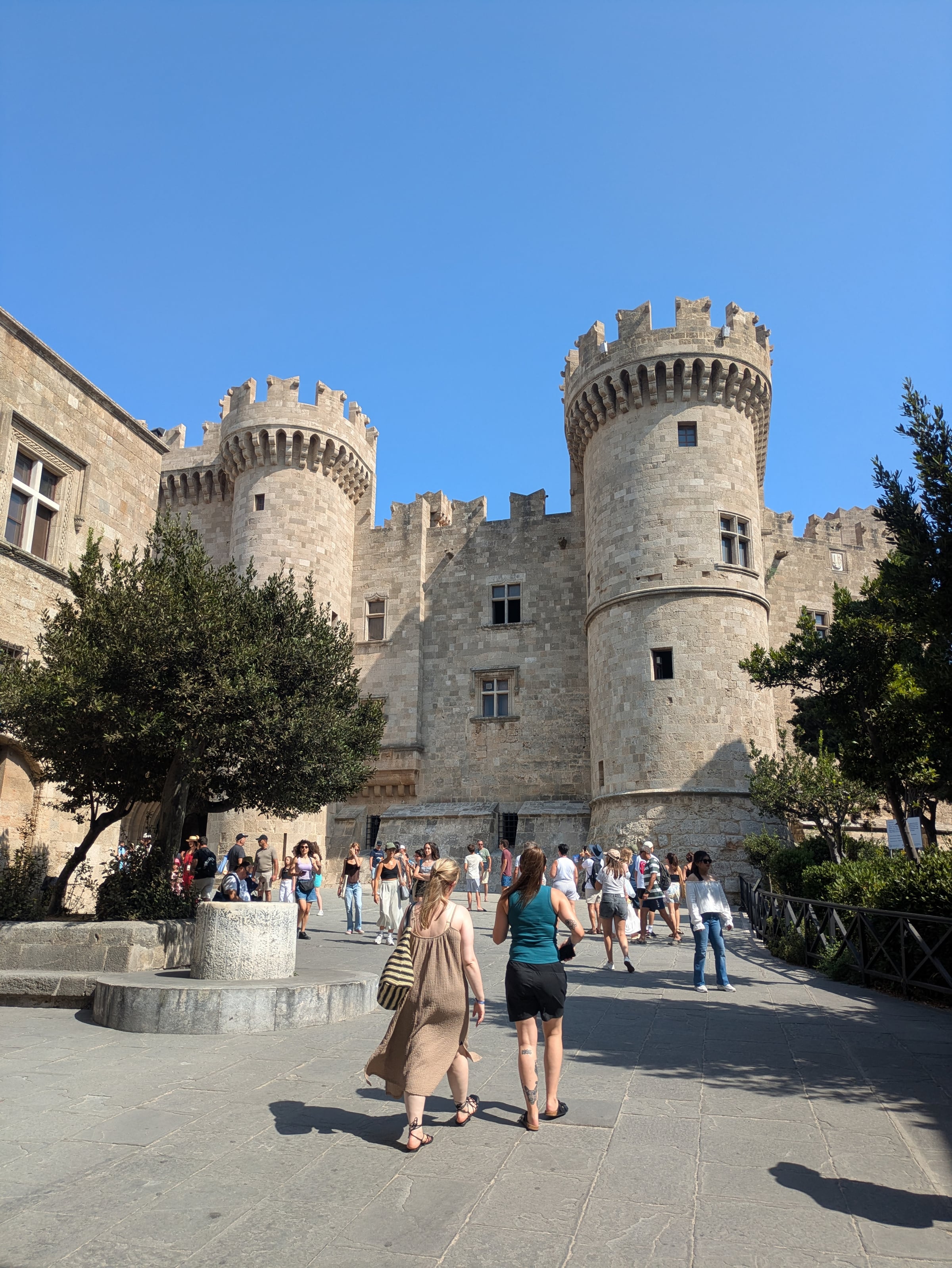 The towers of the Palace of the Grand Master.