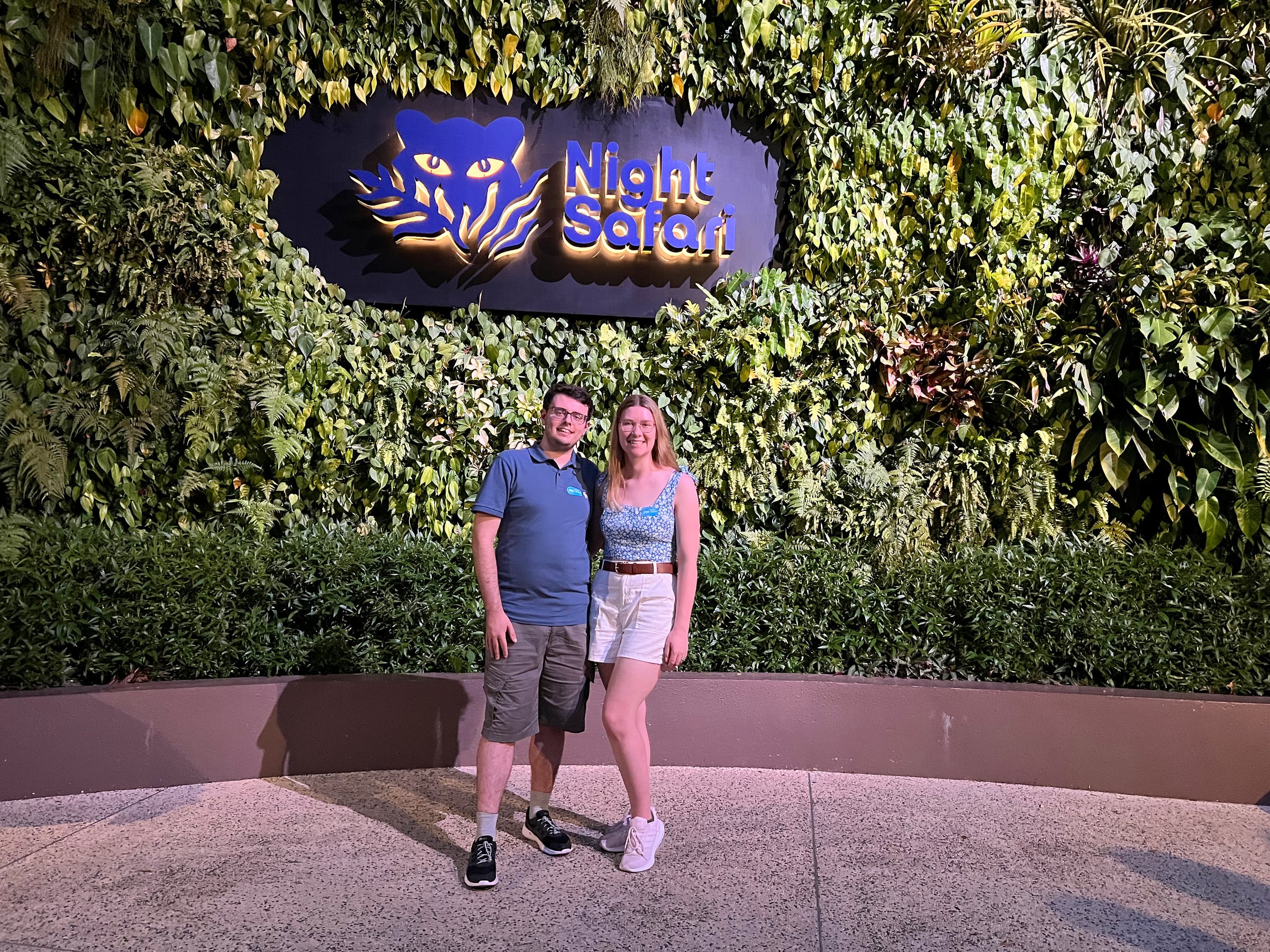 At the Night Safari.