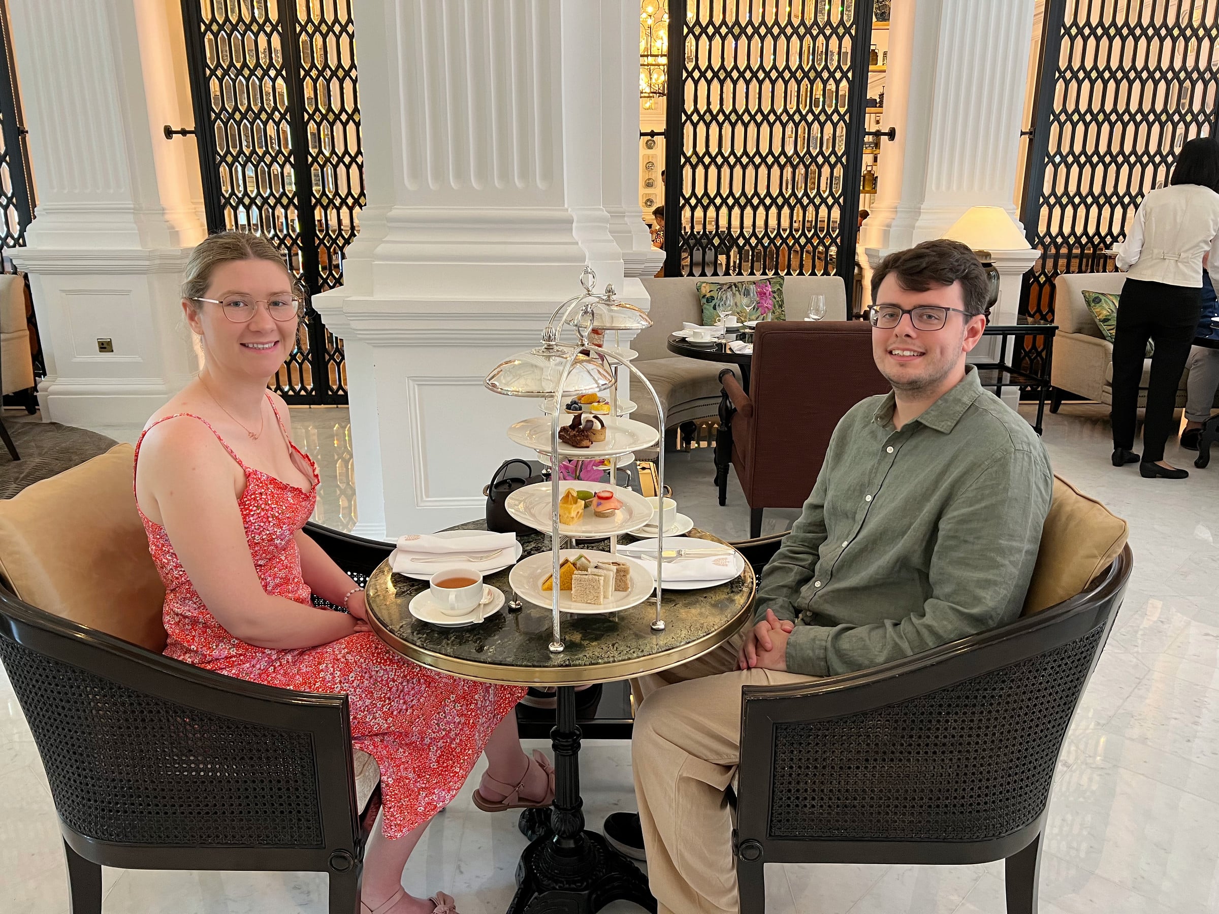 Afternoon tea in the Grand Lobby.