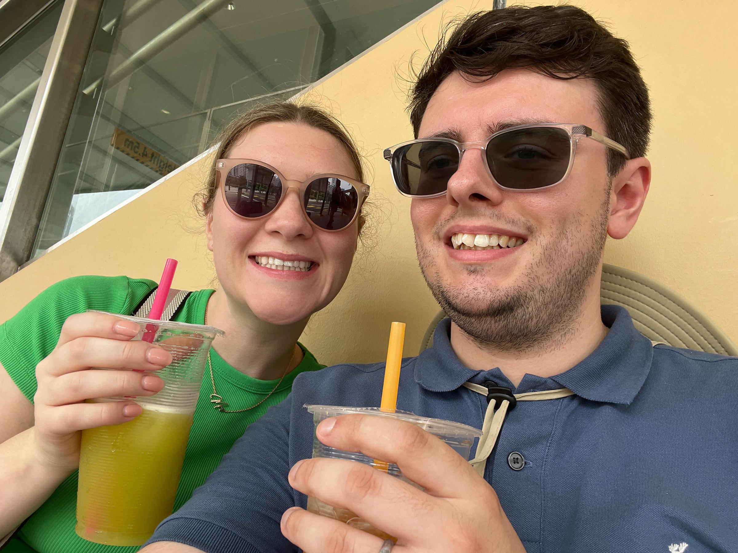 A fresh-juice stop at Maxwell.