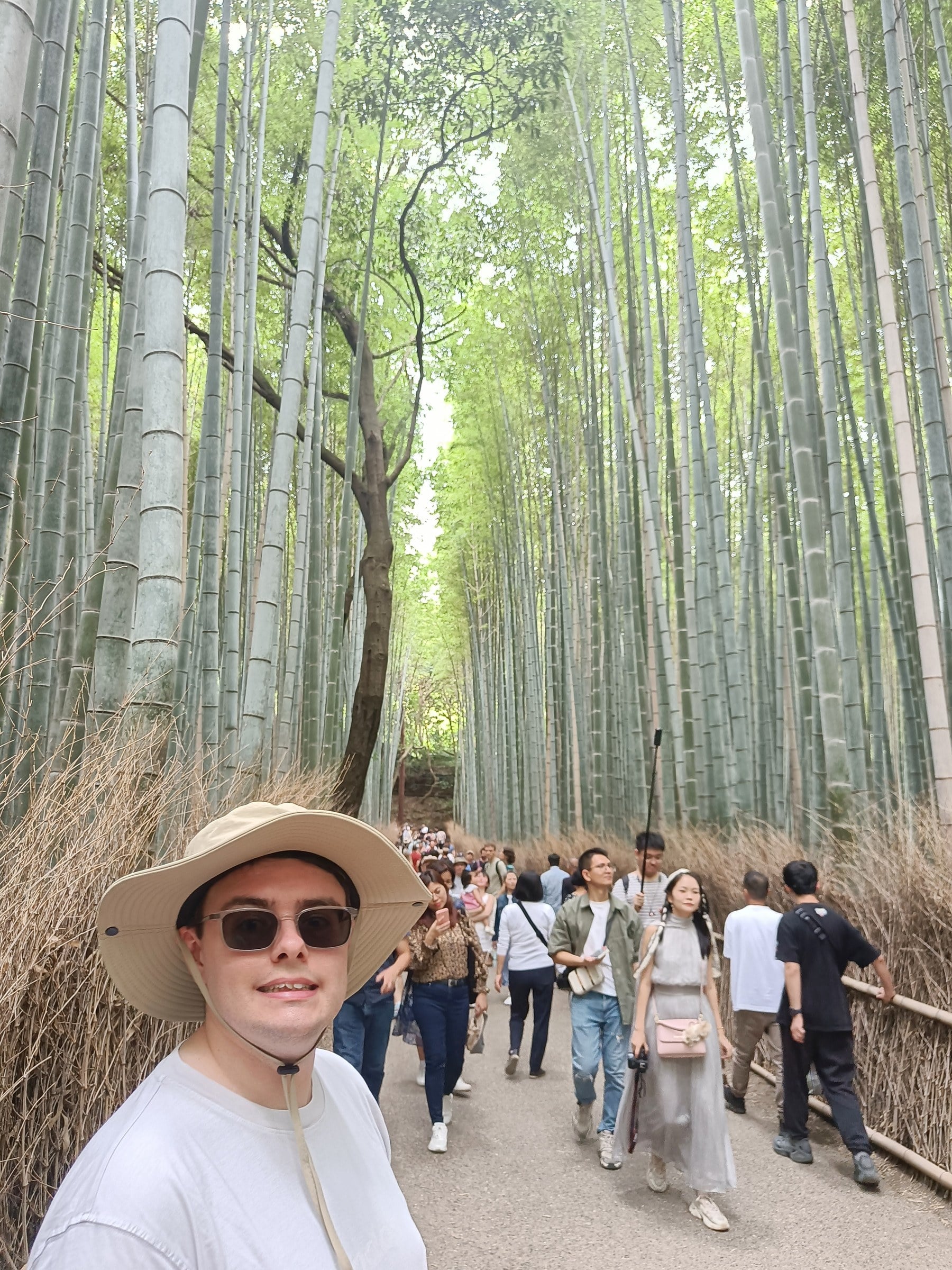On the path through Arashiyama.