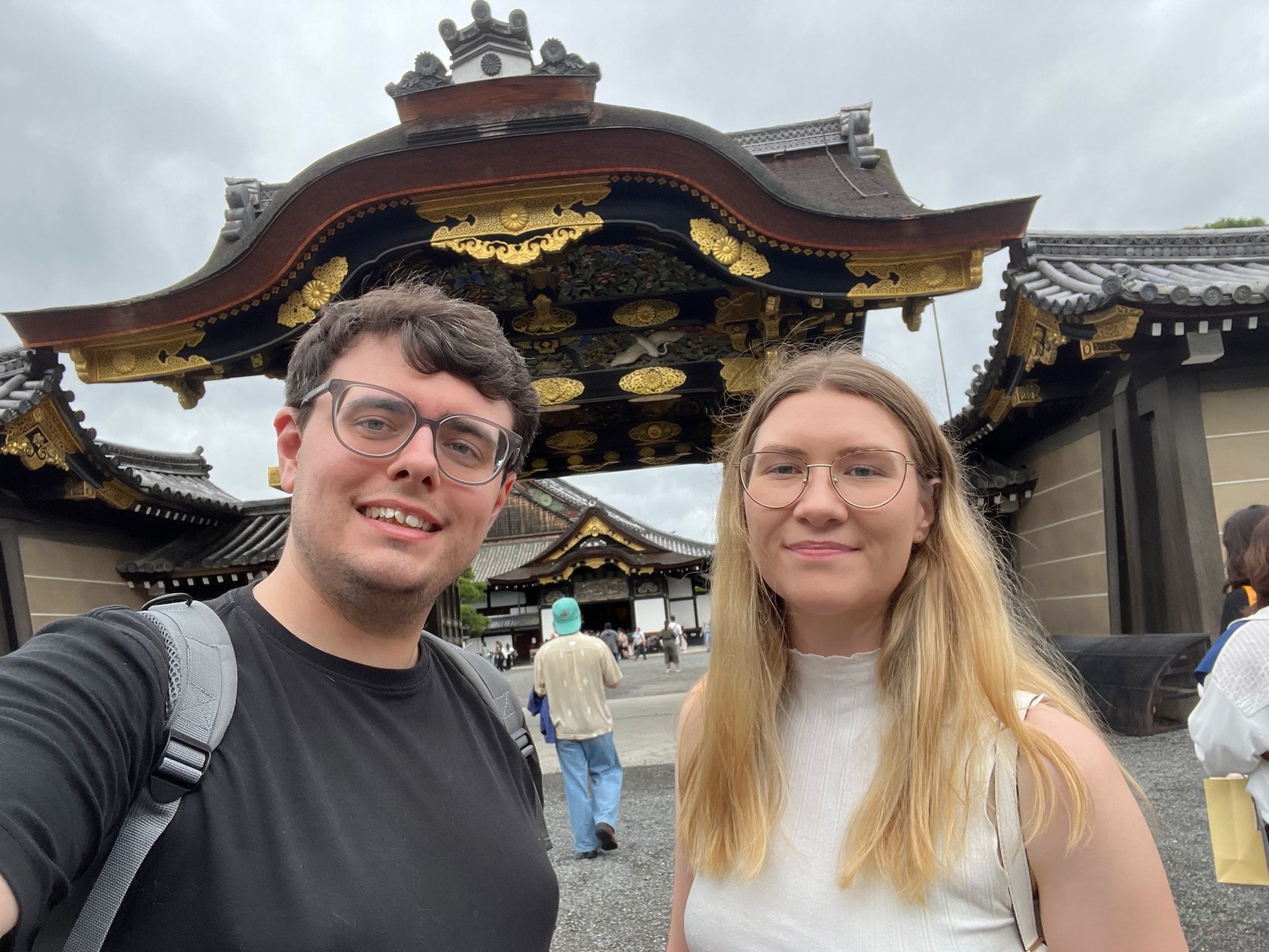 At Nijō Castle.