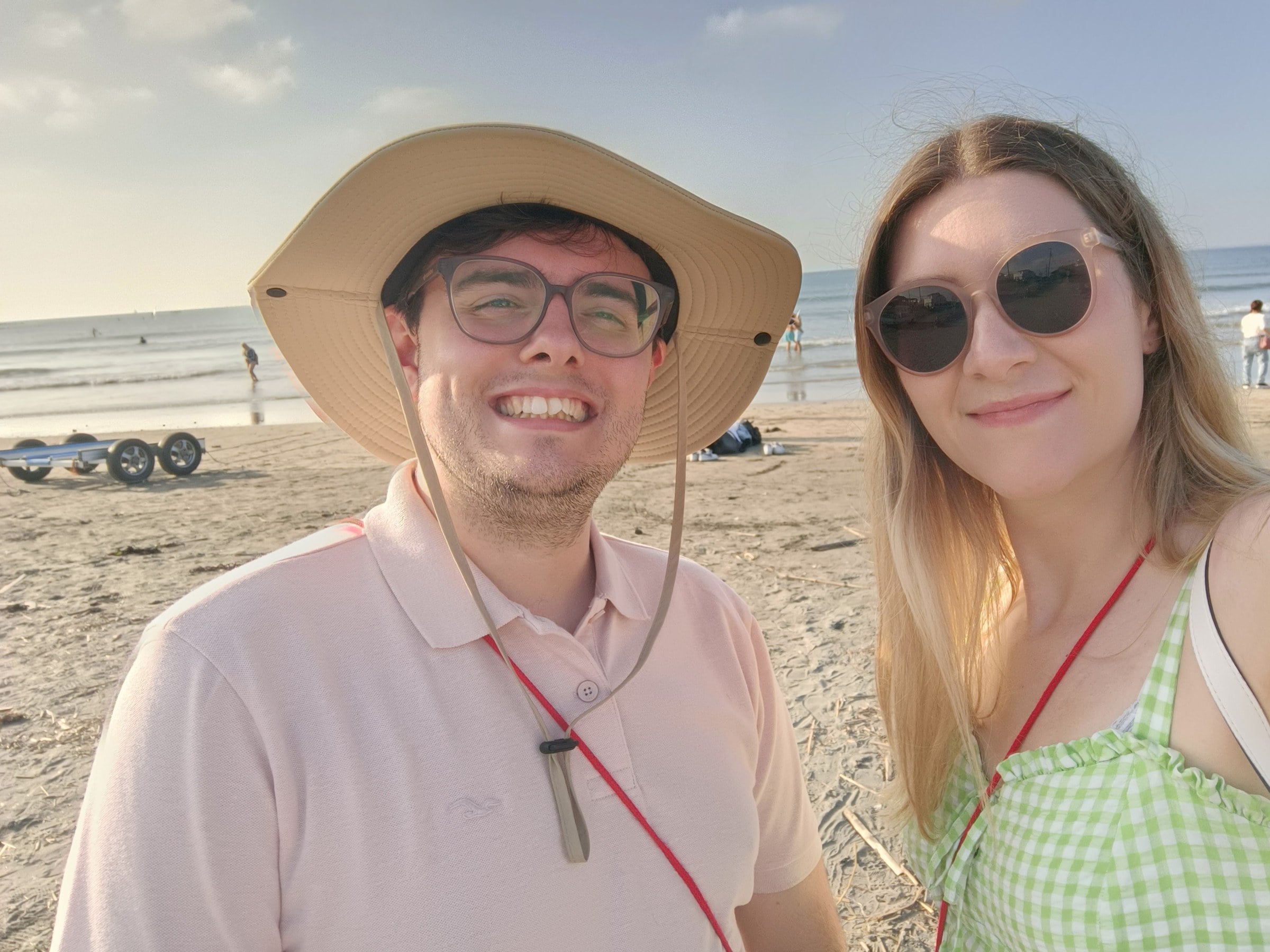 Down on the beach in Kamakura.