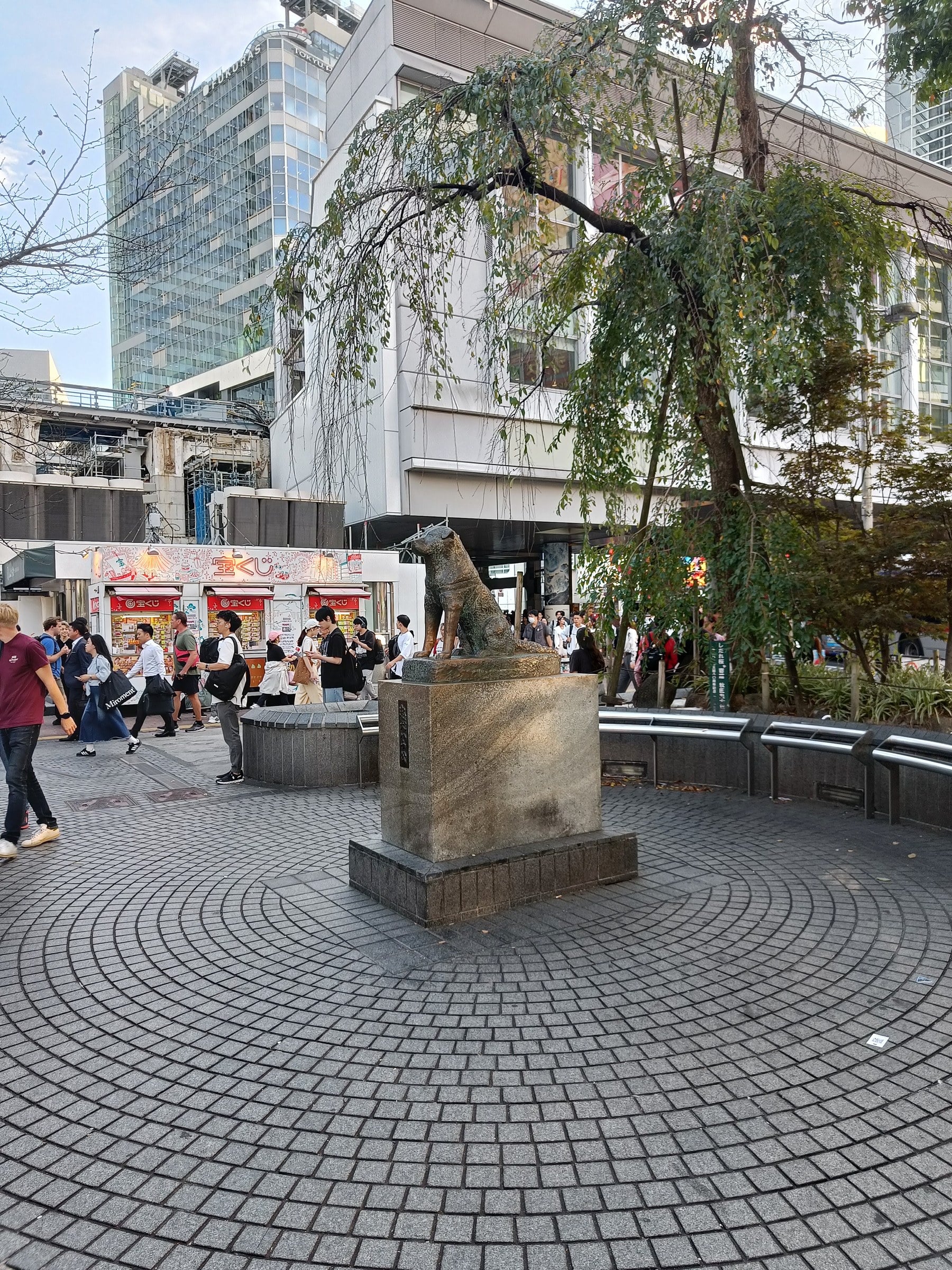 Hachikō outside Shibuya Station.