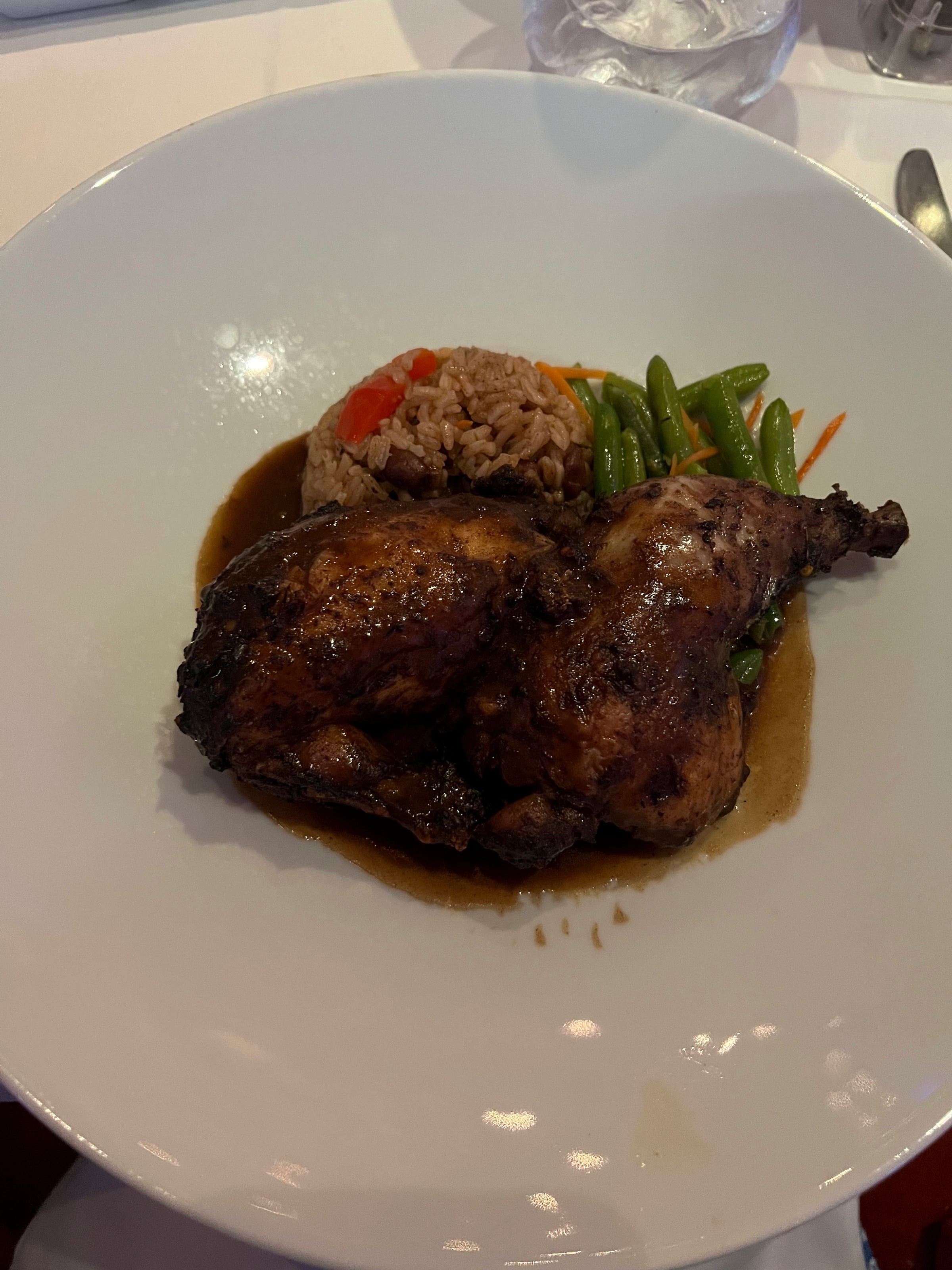 Dinner in Grand Cuvée on Celebrity Silhouette.