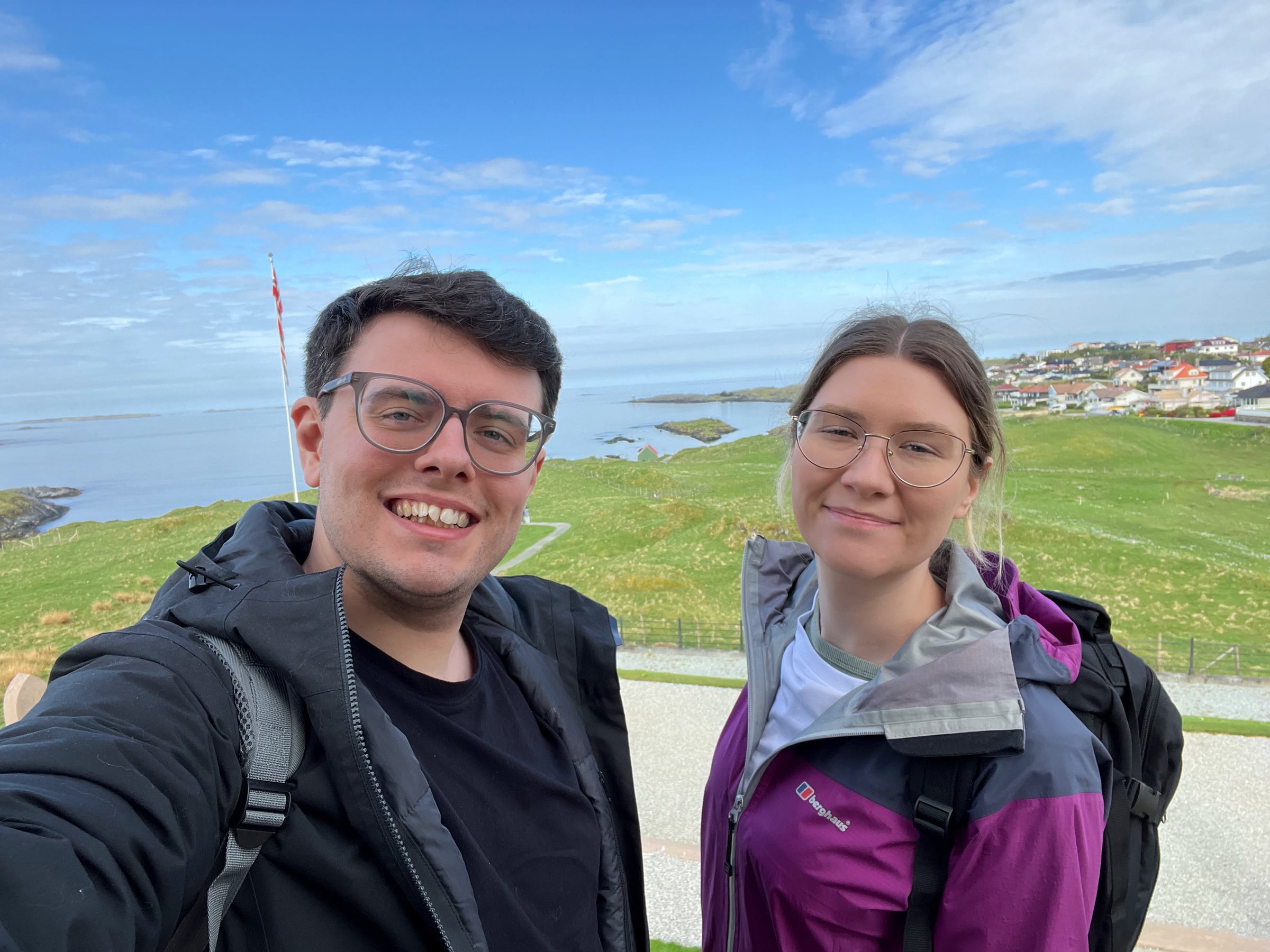 Together by the coast at Haugesund.