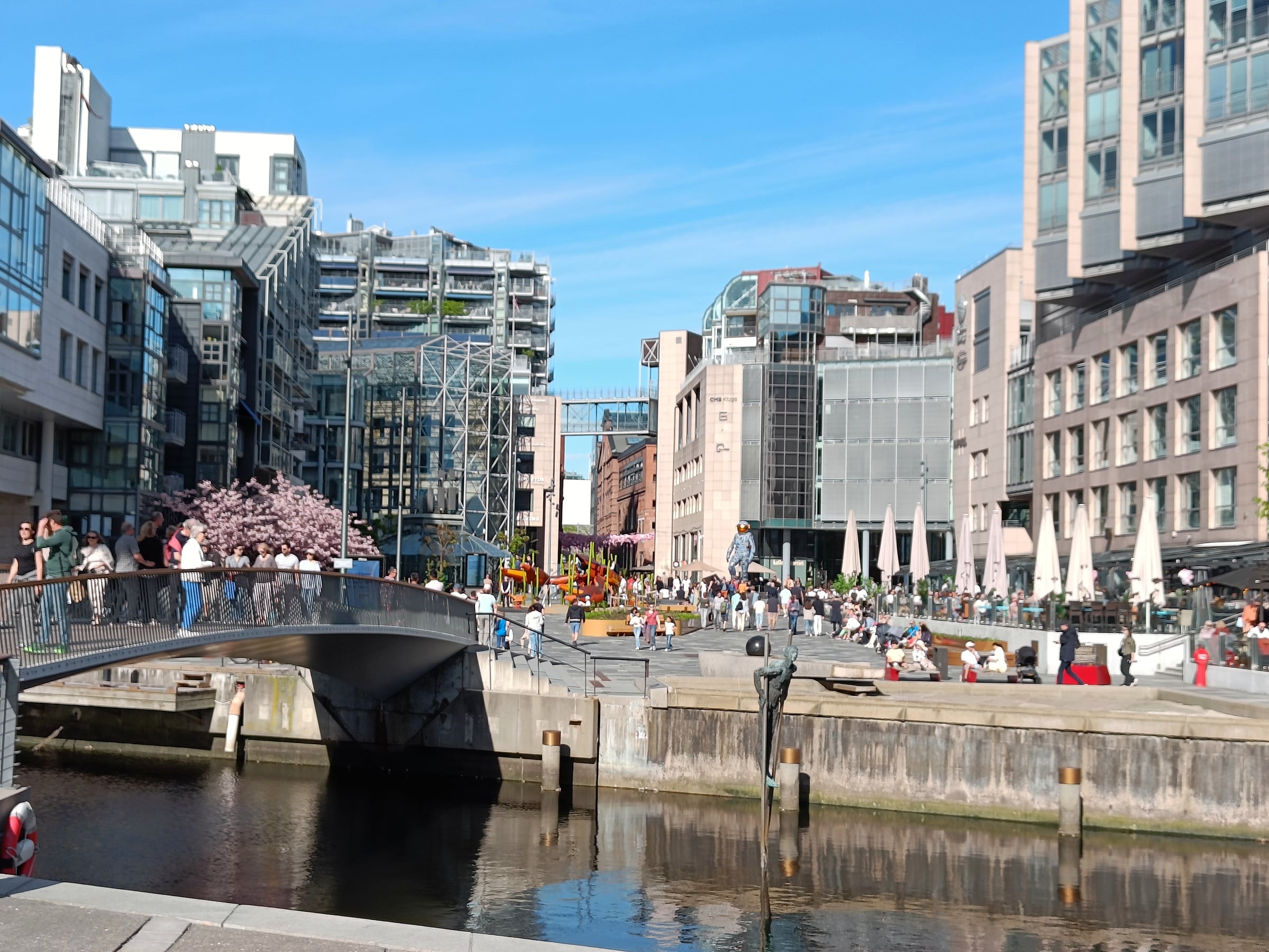 An afternoon walk along the waterfront in Oslo.