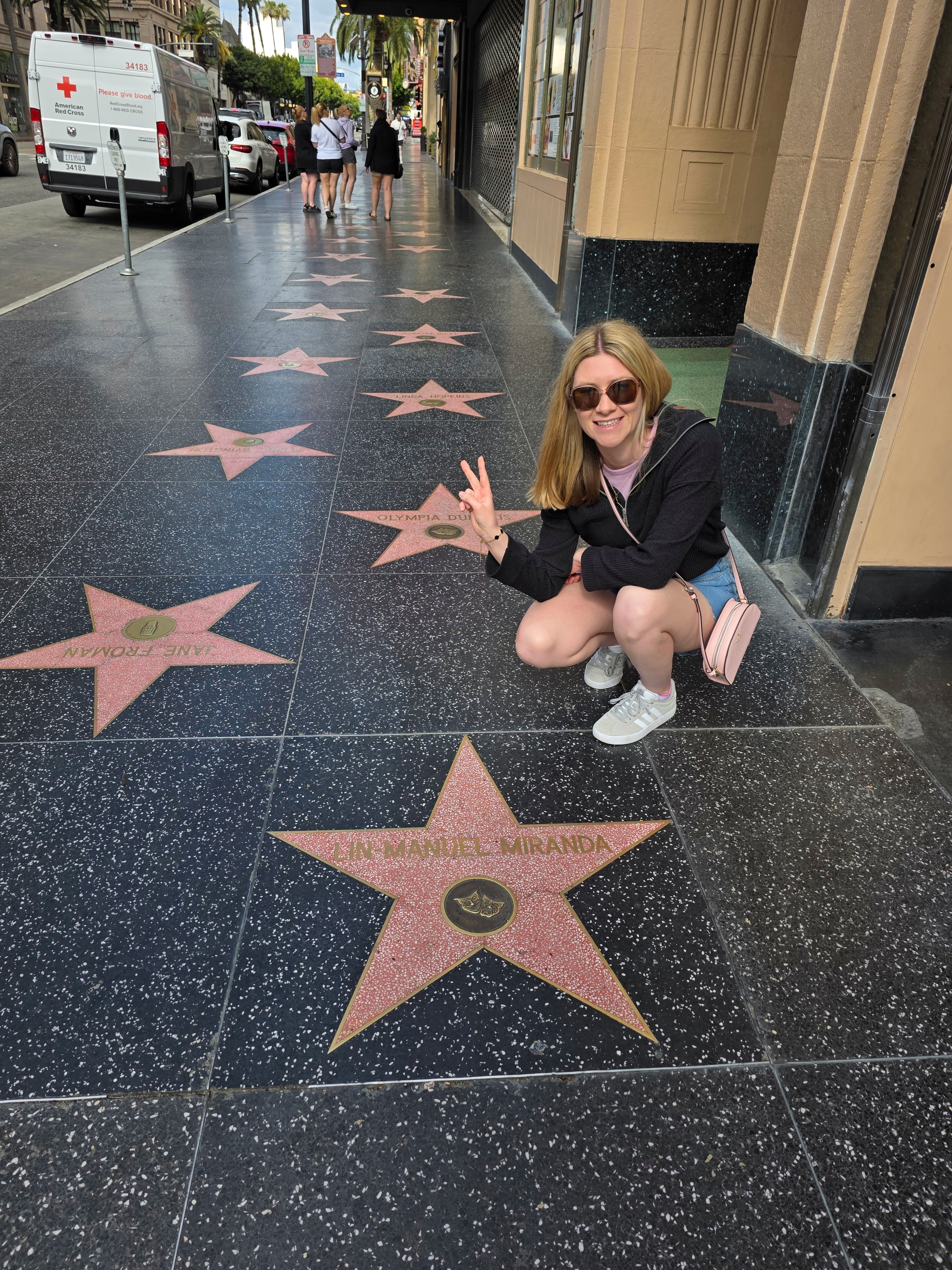 Lucy on the Hollywood Walk of Fame.
