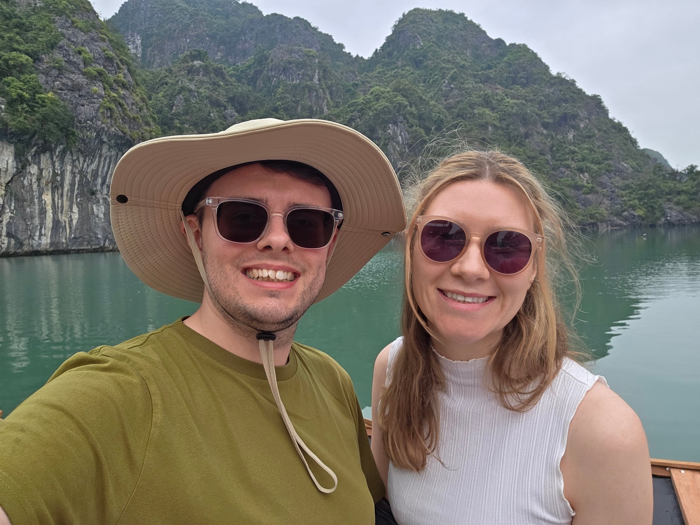 Out among the limestone islands.