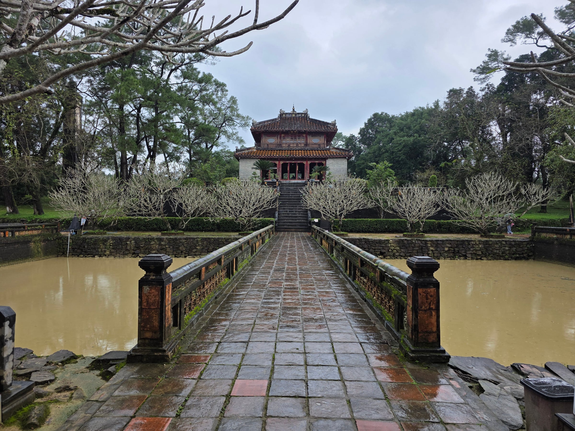 Across the bridge at Minh Mang.