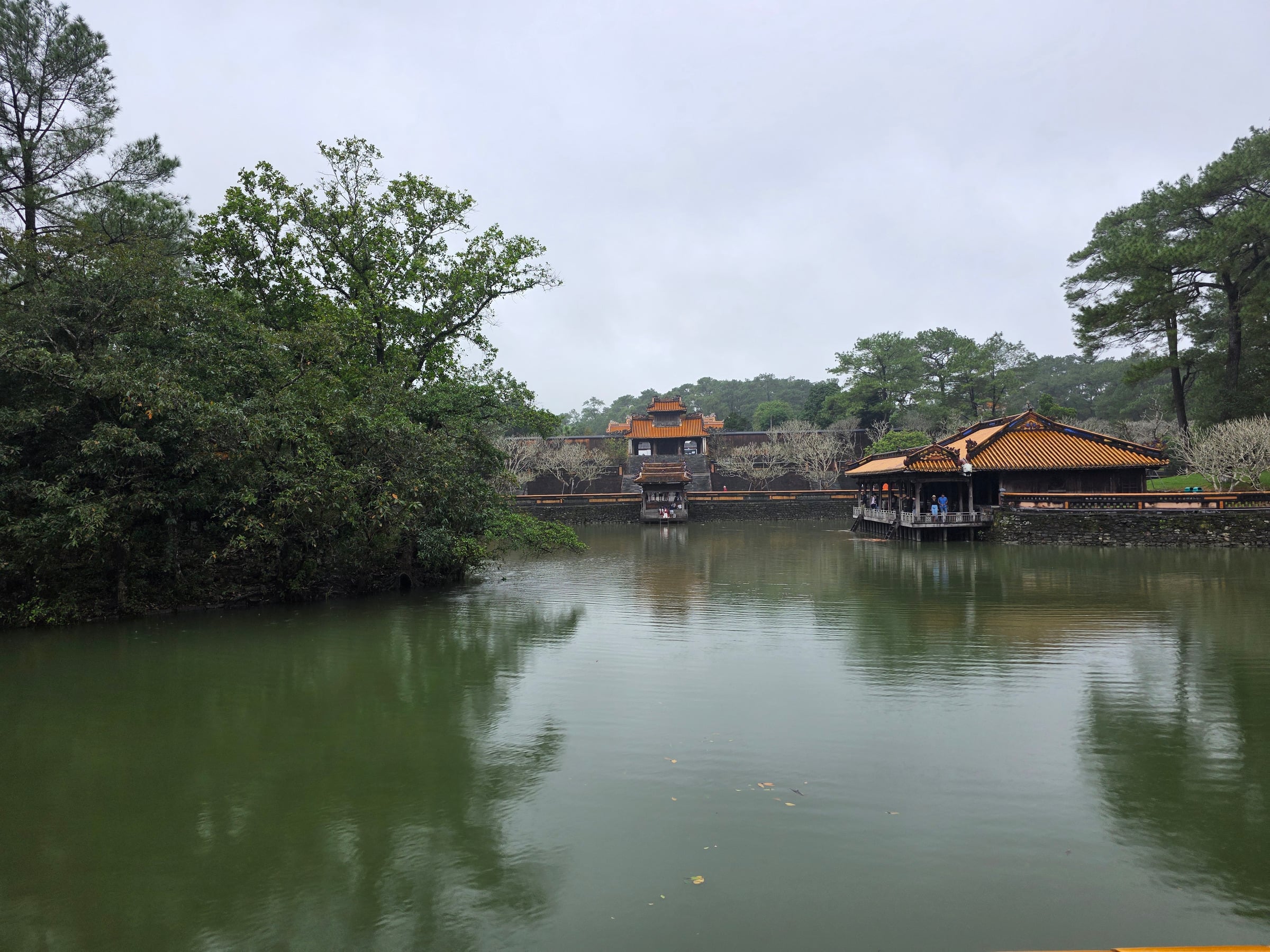 The lake and pavilion at Tu Duc.
