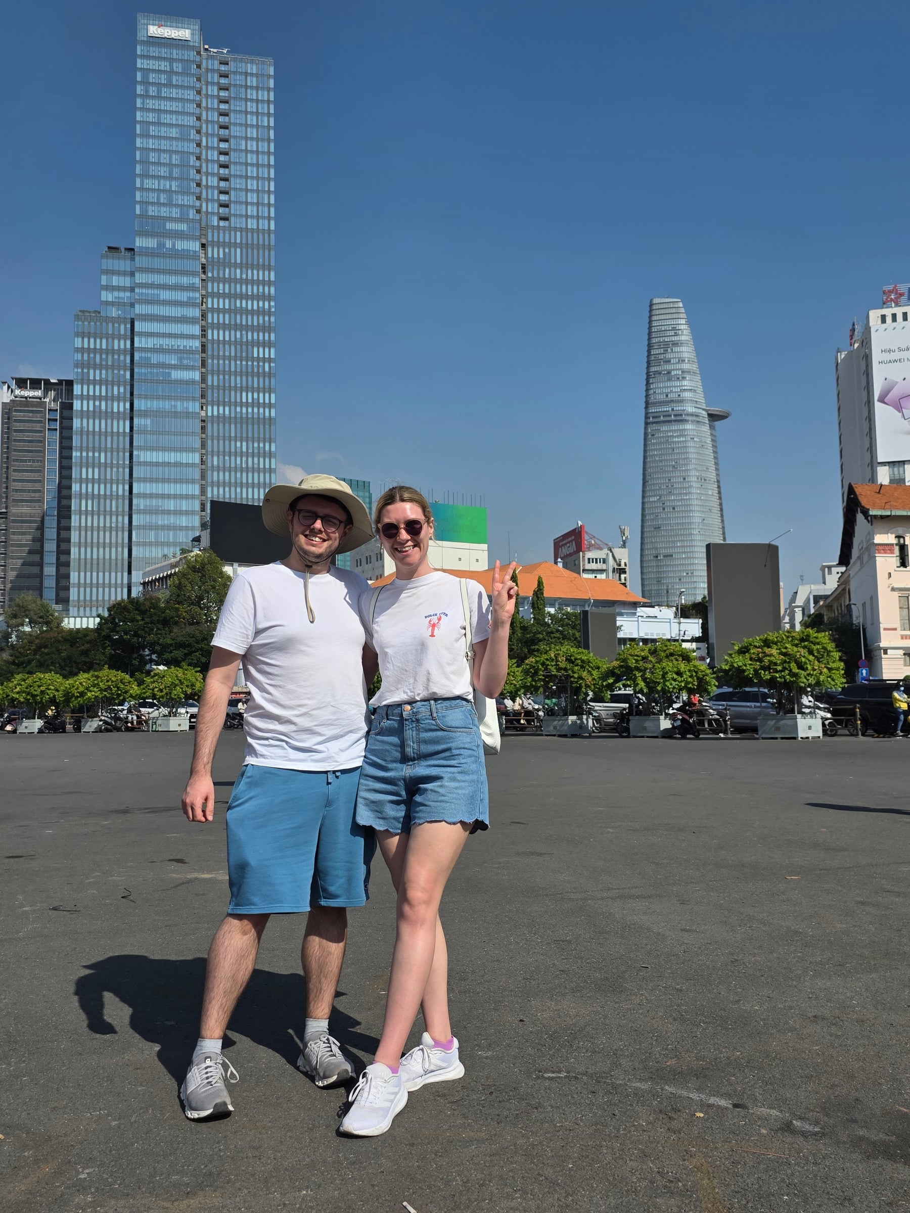 By the river in Ho Chi Minh City.
