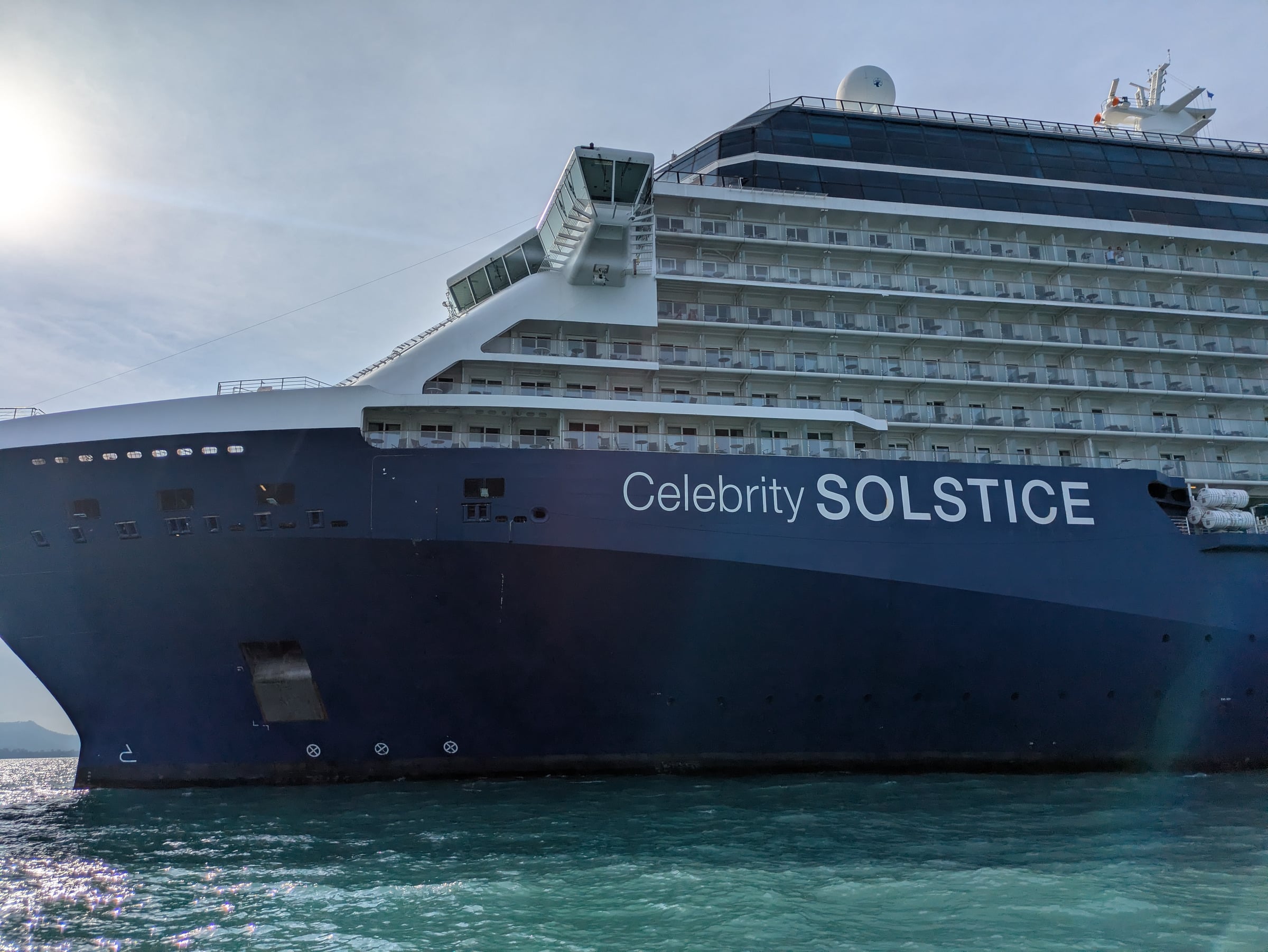 Solstice from the tender.