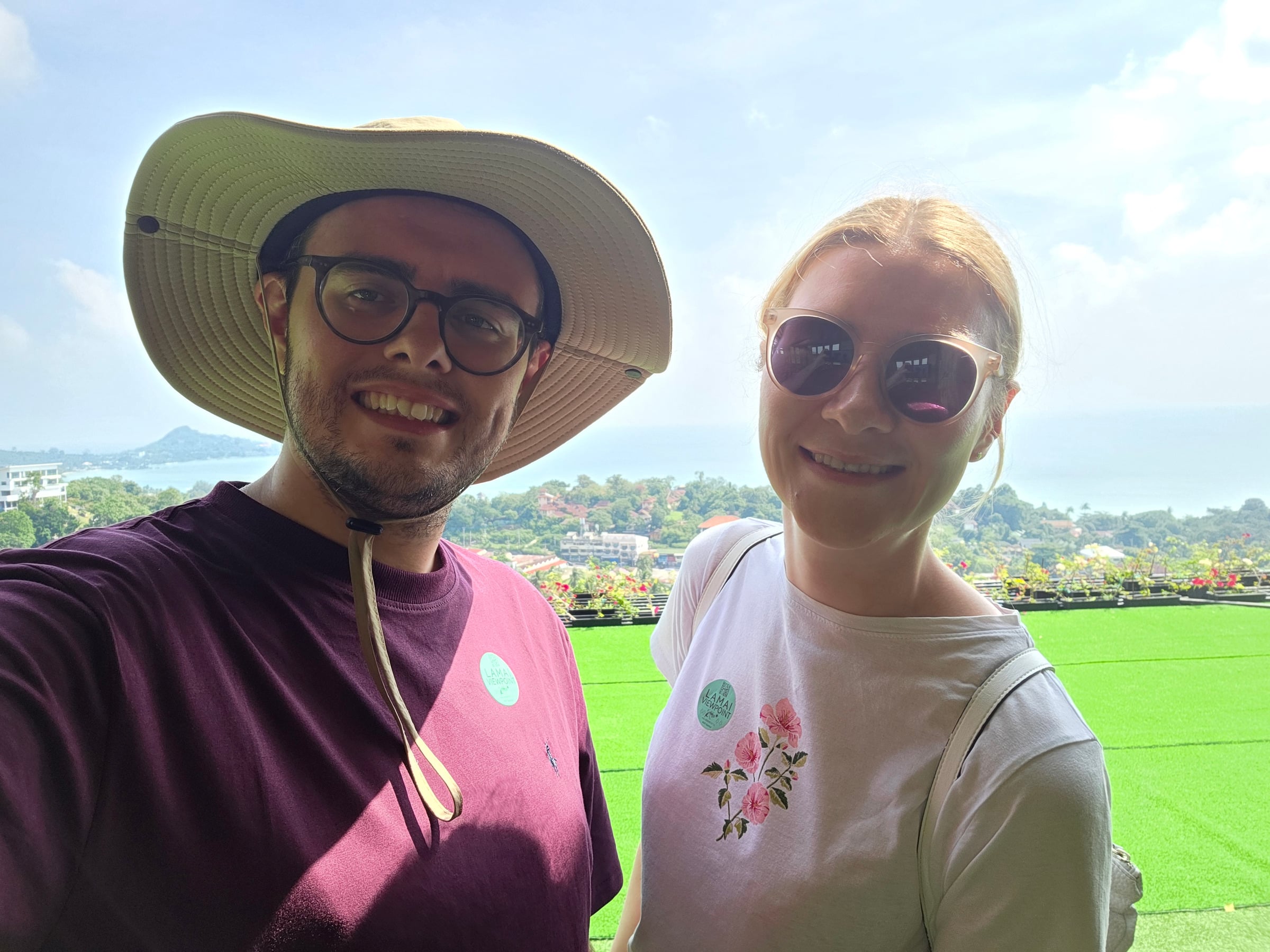 Together at the viewpoint.