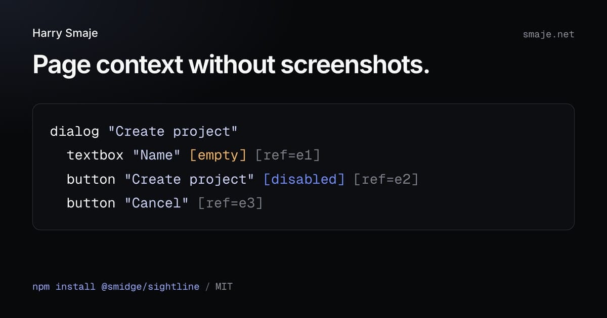 Try Sightline: see the text an AI assistant could read from your page